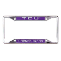 Wholesale-TCU Horned Frogs Lic Plt Frame S/S Printed