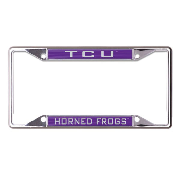 Wholesale-TCU Horned Frogs Lic Plt Frame S/S Printed