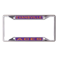 Wholesale-Evansville Purple Aces Lic Plt Frame S/S Printed