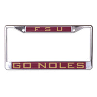 Wholesale-Florida State Seminoles Lic Plt Frame S/L Printed