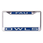 Wholesale-Florida Atlantic Owls Lic Plt Frame S/L Printed