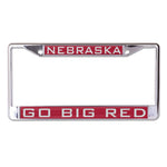 Wholesale-Nebraska Cornhuskers Lic Plt Frame S/L Printed