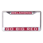 Wholesale-Oklahoma Sooners Lic Plt Frame S/L Printed