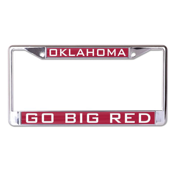 Wholesale-Oklahoma Sooners Lic Plt Frame S/L Printed