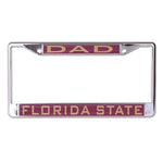 Wholesale-Florida State Seminoles Lic Plt Frame S/L Printed