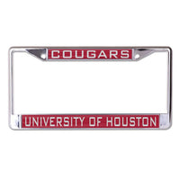 Wholesale-Houston Cougars Lic Plt Frame S/L Printed