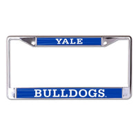 Wholesale-Yale Bulldogs Lic Plt Frame S/L Printed
