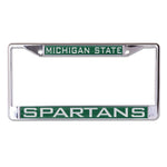 Wholesale-Michigan State Spartans Lic Plt Frame S/L Printed