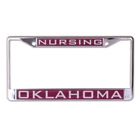 Wholesale-Oklahoma Sooners Lic Plt Frame S/L Printed