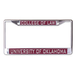 Wholesale-Oklahoma Sooners Lic Plt Frame S/L Printed