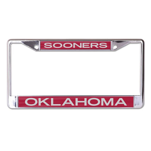 Wholesale-Oklahoma Sooners Lic Plt Frame S/L Printed