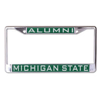 Wholesale-Michigan State Spartans Lic Plt Frame S/L Printed