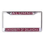 Wholesale-Oklahoma Sooners Lic Plt Frame S/L Printed