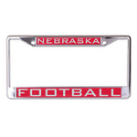 Wholesale-Nebraska Cornhuskers FOOTBALL Lic Plt Frame S/L Printed