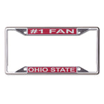 Wholesale-Ohio State Buckeyes #1 FAN Lic Plt Frame S/S Printed