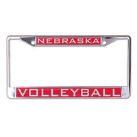 Wholesale-Nebraska Cornhuskers VOLLEYBALL Lic Plt Frame S/L Printed