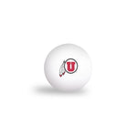 Wholesale-Utah Utes PING PONG BALLS - 6 pack