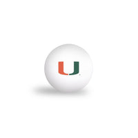 Miami Hurricanes PING PONG BALLS - 6 pack