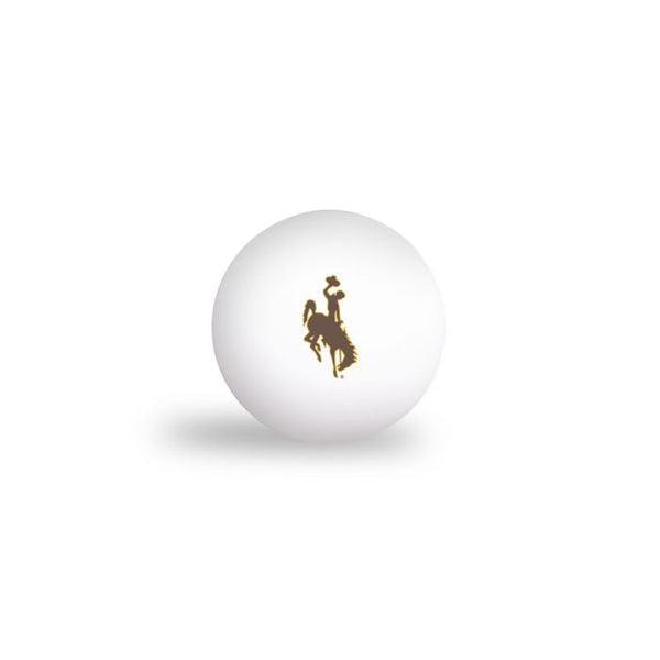 Wholesale-Wyoming Cowboys PING PONG BALLS - 6 pack