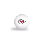 Kansas City Chiefs PING PONG BALLS - 6 pack