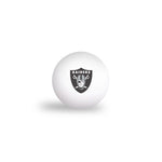 Las Vegas Raiders PING PONG BALLS - 6 pack