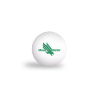 Wholesale-North Texas Mean Green PING PONG BALLS - 6 pack