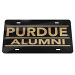 Wholesale-Purdue Boilermakers BLACK W/ GOLD LETTERS Acrylic Classic License Plates