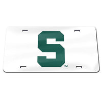 Wholesale-Michigan State Spartans Acrylic Classic License Plates