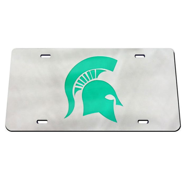 Wholesale-Michigan State Spartans Acrylic Classic License Plates