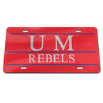 Wholesale-Ole Miss Rebels Acrylic Classic License Plates