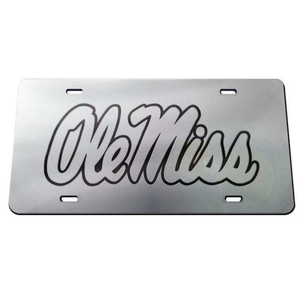 Wholesale-Ole Miss Rebels Acrylic Classic License Plates