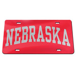 Wholesale-Nebraska Cornhuskers Acrylic Classic License Plates