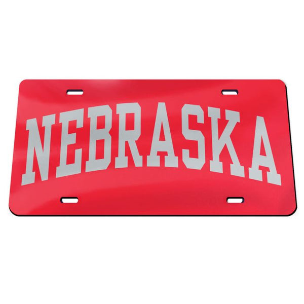 Wholesale-Nebraska Cornhuskers Acrylic Classic License Plates