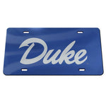 Wholesale-Duke Blue Devils Specialty Acrylic License Plate