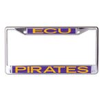 Wholesale-East Carolina Pirates Lic Plt Frame S/L Printed