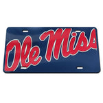 Wholesale-Ole Miss Rebels MEGA Specialty Acrylic License Plate