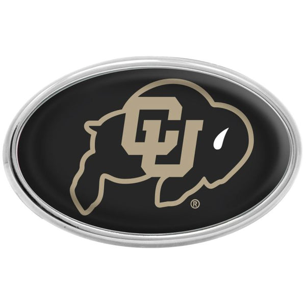 Wholesale-Colorado Buffaloes Chrome Metal Domed Emblem