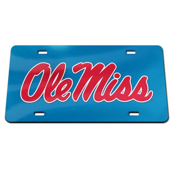 Wholesale-Ole Miss Rebels Acrylic Classic License Plates