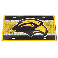 Wholesale-Southern Miss Golden Eagles VINTAGE Specialty Acrylic License Plate