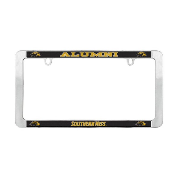 Wholesale-Southern Miss Golden Eagles Lic Plt Frame Metal Thin Rim Value