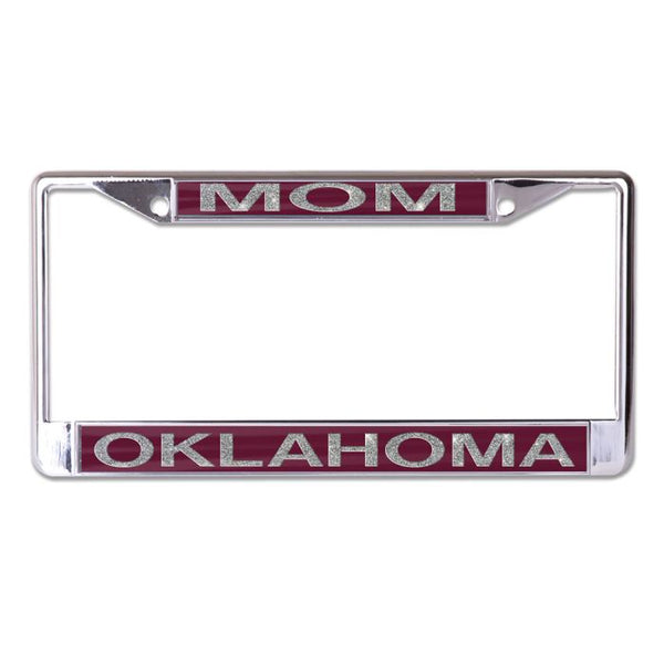 Wholesale-Oklahoma Sooners GLITTER LETTERS Lic Plt Frame S/L Printed