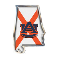 Wholesale-Auburn Tigers Chrome Metal Domed Emblem