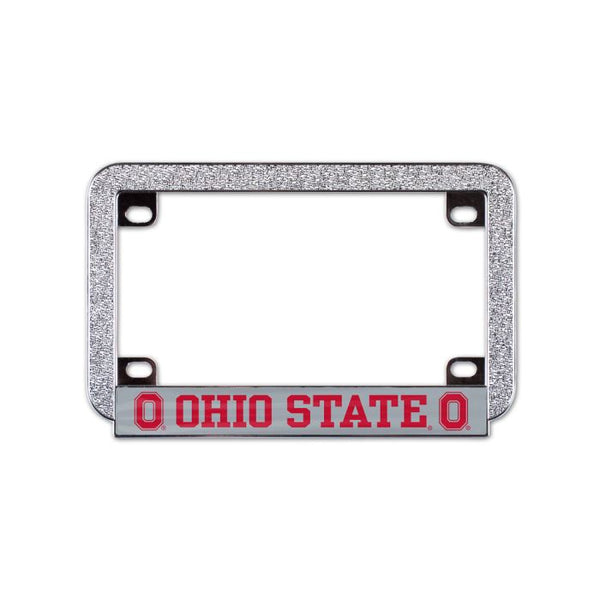 Wholesale-Ohio State Buckeyes Motorcyle Metal Plate Frame Domed