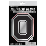 Wholesale-Ohio State Buckeyes Decal Metallic 3" x 5"