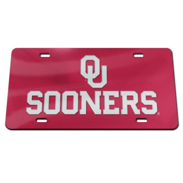 Wholesale-Oklahoma Sooners Specialty Acrylic License Plate