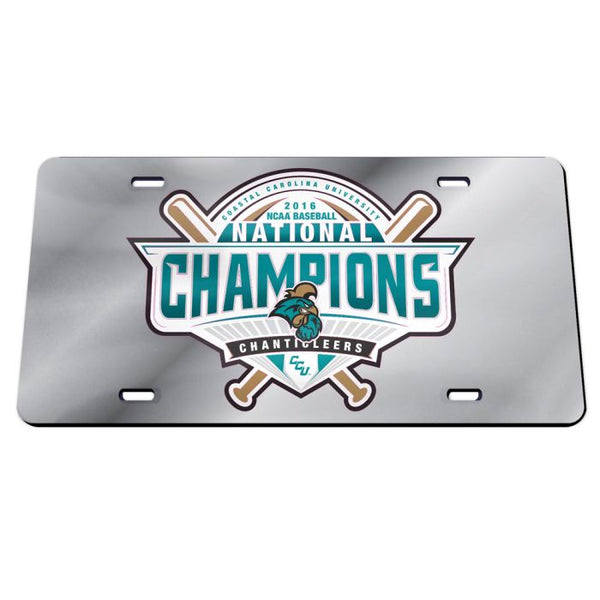 Wholesale-Coastal Carolina Chanticleers Acrylic Classic License Plates