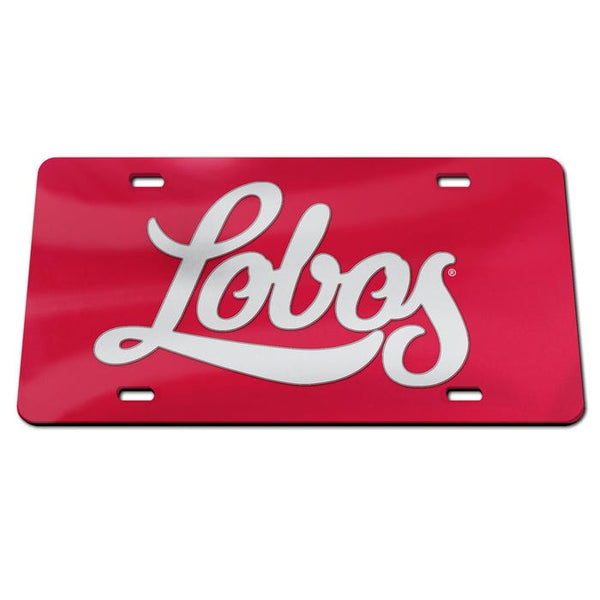 New Mexico Lobos Specialty Acrylic License Plate