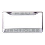 Wholesale-Florida State Seminoles FROSTED Lic Plt Frame S/L Printed