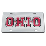 Wholesale-Ohio State Buckeyes O - H - I - O Acrylic Classic License Plates