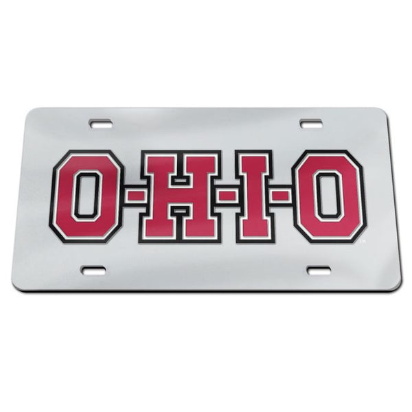 Wholesale-Ohio State Buckeyes O - H - I - O Acrylic Classic License Plates